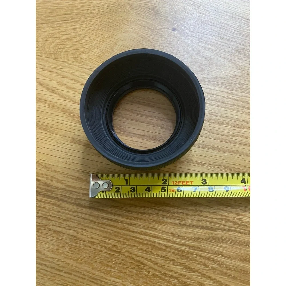 Vivitar 49mm Collapsible Lens Hood Folding Soft Rubber Threaded Baffled Japan